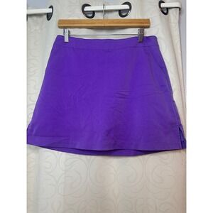 Lady Hagen Womens Golf Skirt Purple Built In Shorts Size 6